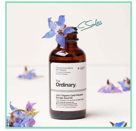 The Ordinary ORIGINAL 100% biologisches kaltgepresstes Borretschsamenöl | 30 ml | beruhigt, befeuchtet und nährt trockene Haut | von Cloud.Sales Cosmetics
