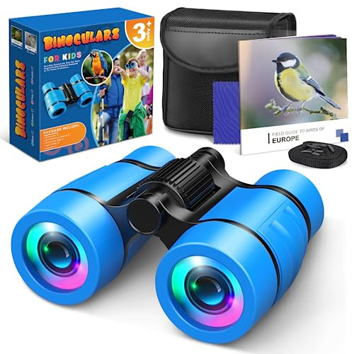 HappyKidsClub Spielzeug ab 3-12 Jahre Junge, Fernglas für Kinder Geschenk - Outdoor - Einschulung Kinderfernglas ab 6 Jahre
