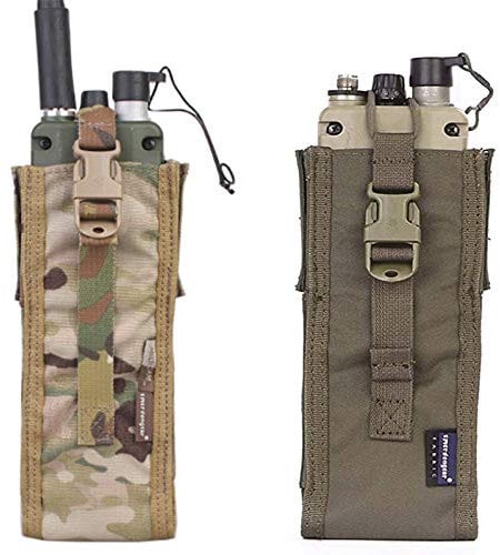 Elite Tribe Tactical PRC148/152 Radio Pouch Combat Pouch (Ranger Green)