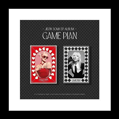 Jeon Somi Game Plan EP Album NEMO Zufällige Version Case+7p Concept PhotoCard+1p Selfie PhotoCard+1p QR Karte+1ea Papier Ornament+Tracking versiegelt