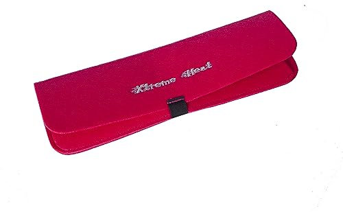 Extreme Heat Protection Cerise Travel Pouch Safety Mat with Storage Pouch for GHD Hair Straighteners and Tongs etc