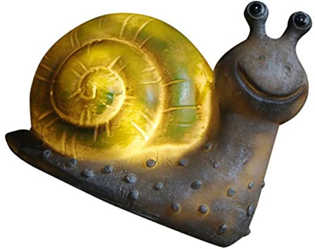 Uonlytech Terrassenbeleuchtung Im Freien Wasserdichte Gartenleuchten Solartierlichter Draussen Schnecken