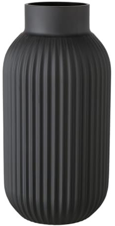 Boltze Nordika Vase schwarz matt 30cm (1 Stück)