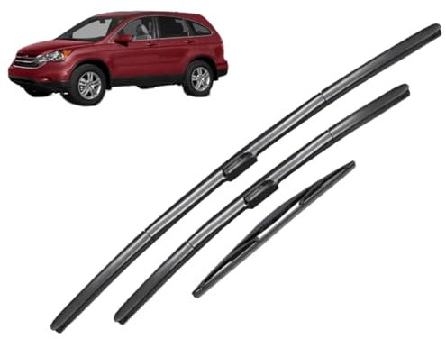 SNKA Auto Scheibenwischer für Honda CRV CR-V 2007-2011 26+17+14, Leiser Ersatzwischblätter Wischer Klingen Wischerblätter Bürsten ZubehöR