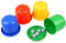 Lezevn Juego de 4 piezas de dados de plástico, recipiente para dados, juego de vasos para fiestas, accesorios de juego para bar