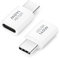 AIYEEN Adaptateur USB C 40 Gbps (Pack de 2), Adaptateur USB C mâle vers Femelle Adaptateur USB 4.0 Type C Connecteur de Transfert de données Compatible pour iPhone 15, Samsung, MacBook