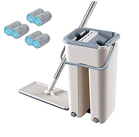 DYBHSD Dual-Action-Reinigungssystem: Selbstauswringendes Moppset für Böden – mühelose Staubentfernung, einfache Wartung und umweltfreundlich Vision