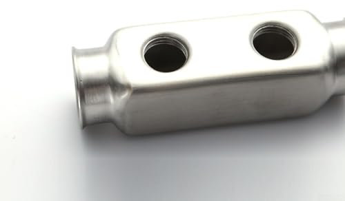 LVYXON 1 collettore d'Acqua in Acciaio per Tubo di distribuzione a Pavimento, Accessorio per Riscaldamento a Pavimento, Resistenza ad Alta Pressione (2 Vie)