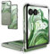 Foluu Coque Transparent pour Motorola Razr 50 Ultra 2024 avec Protection de Charnière Ultra Mince Anti - Rayures TPU Silicone Housse de Protection Antichoc pour Moto Razr 50 Ultra 2024