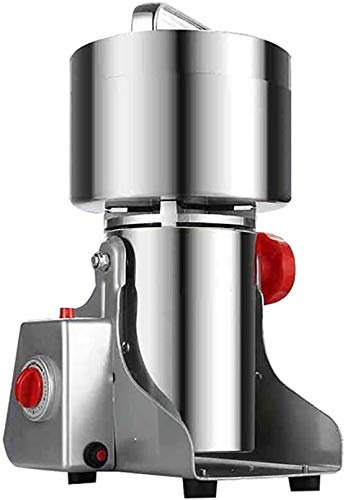 TRJHKMJVV Electric Grain Grinder Superfine Mill 1000G Grain Grinder Mill 2800W Powder Machine Flour Mill Grinder Electric Grain Mill Grinder for Pulverizer Food Grade Stainless Steel
