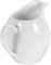 Garneck Pot à lait en porcelaine blanche 330 ml – Pichet en céramique passe au - pour lait café et sauces – Design classique avec poignée – Idéal pour la cuisine et la gastronomie