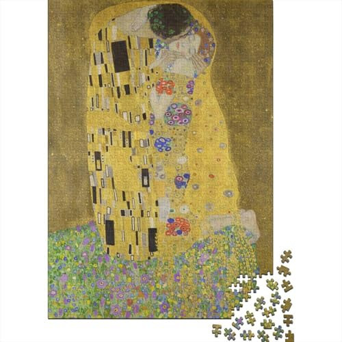 Fine Art Gustav Klimt Puzzle 1000 Teile, Gemälde Puzzles Für Erwachsene, Geschicklichkeitsspiel Für Die Ganze Familie, Übung Für Den Geist, Ideal Als Wandbild