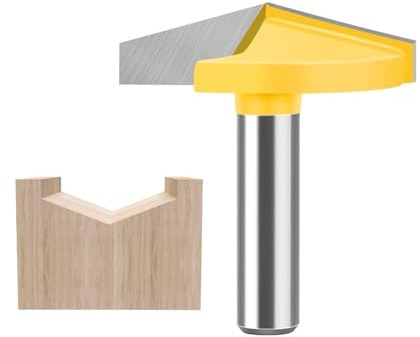 V-Nut-Fräser, 8 mm Schaft, 60/90/120 Grad, 3D-CNC-Gravur, Holzbearbeitungs-Fräser(8X38X150)