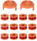 12 Stücke Rasentrimmer Faden für alle 20V Worx Rasentrimmer und 2 Stücke Trimmer Spool Cap,12-Spulen, 2-Deckel，Trimmer Spulenmodell WA0010,Rasentrimmer Spule Für Rasentrimmer kompatibel mit WG163