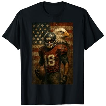 American Football Geschenke für Footballer Football Spieler T-Shirt