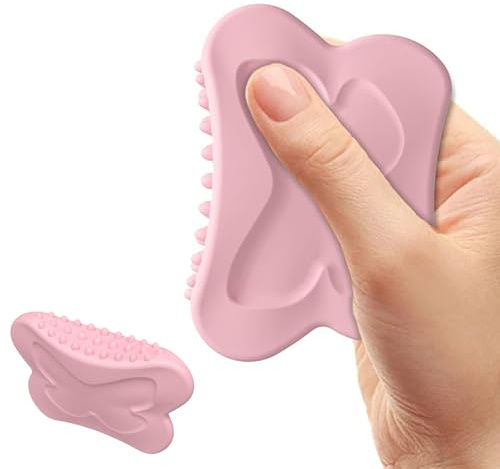 Grattoir Facial - Silicone Exfoliante Visage,Gadget de Beauté Réutilisable pour Lifting, Massage Manuel Portable pour Adolescents, Adultes, Hommes, Femmes, Mères et Épouses