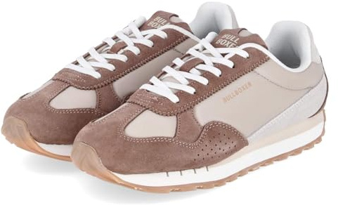 BULLBOXER 6QQ0390101 3100 Damen Sneaker Low Leder & Textil in braun - Gr. 37