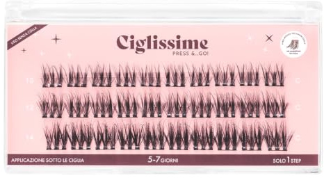 CIGLISSIME CLEAN GIRL Press&Go - Ciuffetti Ciglia Finte Senza Colla Leggere