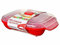 Sistema Microwave Cuoci Uova, Rosso, 28.7 x 20.5 x 8.4 cm