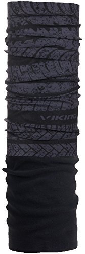 VIKING Unisex X Mode-Schal, Schwarz/Bedruckt, One Size
