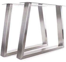 KTC Tec Tischgestell Edelstahl TU 100x40 Trapez 900 Untergestell Tischuntergestell 2 STK