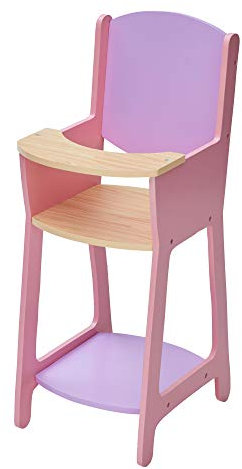 Olivias World 16 Zoll Babypuppen-Möbel Holz Puppen-Kinderstuhl Spielen TD-12878A