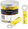 Wirefy 90 PZ Connettori Occhiello M6 - Kit Terminali Anello Termoretraibili - Capicorda Elettrici Crimpare - Giallo 4-6 mm²