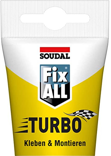 Tube de colle Fix All Turbo de 125 ml, parfait pour toutes les connexions rapides
