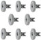 Dishwasher Lower Basket Wheels (Pack of 8), Dishwasher Dishwasher Safe for AEG Favorit, Privileg, Zanussi, etc.