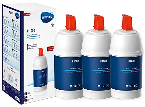 Brita x3 Wasserfilter-P1000 Nachfüller, Original-Ersatz-Küchenarmatur-Kartusche