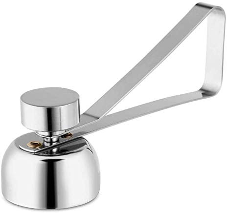 FLZONE Coupe-Oeufs en Acier Inoxydable,Ouvre-Oeufs pour la Maison Cuisine,Outil de Cuisine pour Oeuf Dur Cru ou Mou