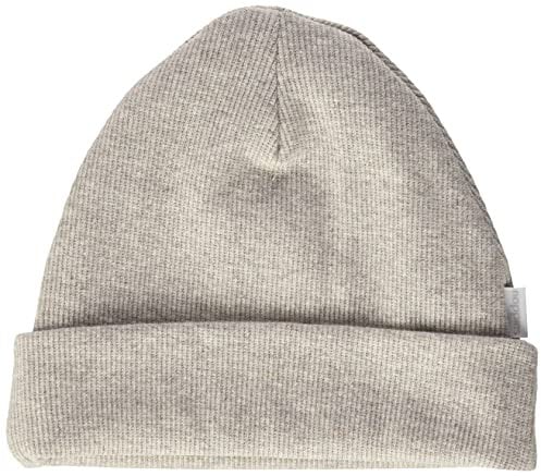 Noppies Unisex Baby Hat Rib Nevel Verschluss, Taupe Melange - P757, 0-3 Monate EU
