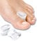 PediGel Medically Approved Gel Toe Spreader – Soft Separator for Toe Alignment, Overlapping Toes, Bunions & Nail Pressure Relief (Medium Length 28mm Width 8mm Depth 25mm)