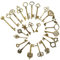 FOCCTS 24 Stück Vintage Bronze Skelettschlüssel, Antike Skeleton Keys Charms DIY Kits, Deko rustikalen Schlüsselanhänger für Handgemachte Accessoires Halskette Anhänger Schmuck Machen