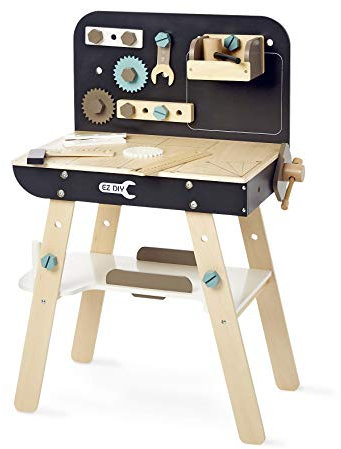 VERTBAUDET Werkbank für Heimwerker, Holz, Beige, TU