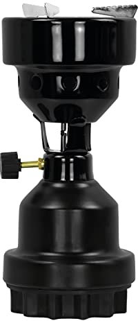 Kohlebrenner und Kocher für Stechkartuschen, Hookah Gas Bullet (Gaskocher + 24 Kartuschen)