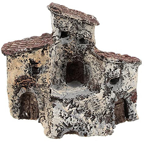 Holyart Dorf im antiken Stil für neapolitanische Krippe, 10x10x5 cm