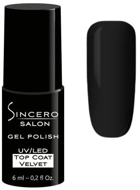 SINCERO SALON No Wipe Matte Top Coat Überlack I UV LED Gellack Gel Nagellack Nail Polish Maniküre Primer für Trocknend Langanhaltend Glänzende Nägel, 6ml