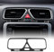 KUNGKIC Auto Zentrale Steuerung Luftauslass Panel Entlüftung Rahmen Kohlefaser Aufkleber Dekorative Innenbereich Compatible with VW Volkswagen Scirocco 2009-2014 Zubehör
