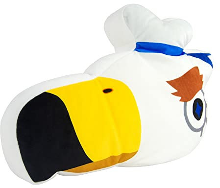 Club Mocchi Mocchi - Animal Crossing Gulliver Mega Plüschtier 38cm von Nintendo, super weiches Kissen, Schlafzimmer-Accessoires für Sammler sowie Mädchen und Jungen ab 3 Jahren