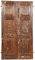Biscottini Porte Interne Legno L106XPR7XH182 cm | Porta da Interno e da Esterno | Porta in Legno in Stile Antico