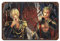 Poster Du Manga One Piece Roronoa Zoro Et Sanji Retro Poster Metall Blechschild Chic Art Retro Eisen Malerei Bar Menschen Höhle Cafe Familie Garage Poster Wanddekoration 20 x 30 cm