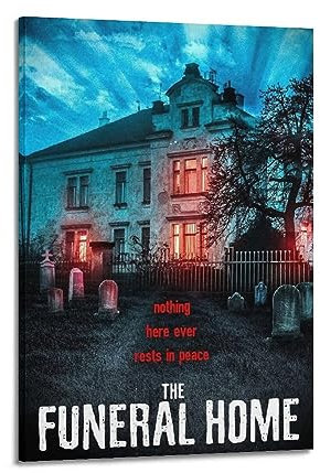VZRSQZK Filmposter The Undertaker's House, dekoratives Gemälde, Leinwand-Wandposter und Kunstdruck, modernes Familienschlafzimmer-Dekor-Poster, 60 x 90 cm