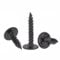 FandWay 100 Stück M4,2 x 50 mm Tellerkopf-Blechschrauben, modifizierte Halsspannkopf-Selbstbohrschraube, selbstschneidende Schrauben für Blech, Aluminium, Holz, Kunststoffe (schwarz)