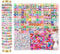 Jollin 2300pcs Perlen für Armbänder Kinder Perlen Zum Auffädeln armbänder selber machen Polymerton Perlen DIY Kunst Handwerk Geburtstagsgeschenke Spielzeug für Kinder Mädchen Alter 6-12