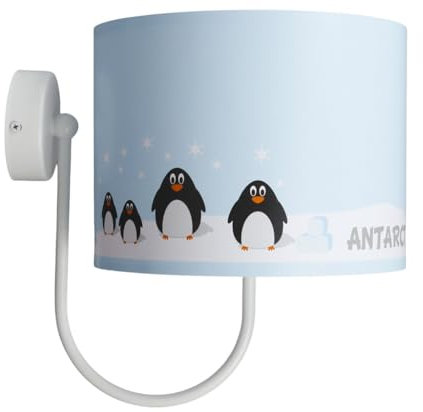ONZENO Lightning Wandleuchte Foto Fabled 1 60W LED IP 20 Modern Wandleuchte für Innenraum Wohnzimmer, Wohnkultur, Nachttischlampe, Schlafzimmer Dekor, Kinderzimmer, 22.5x17x22.5cm (Weiß und Bunt)