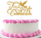 First Holy Communion Cake Topper, Shining Baptism Cake Topper First Communion God Bless Cake Decoration for Wedding Christening Baby Shower 1st Birthday Party Decorations(Gold)