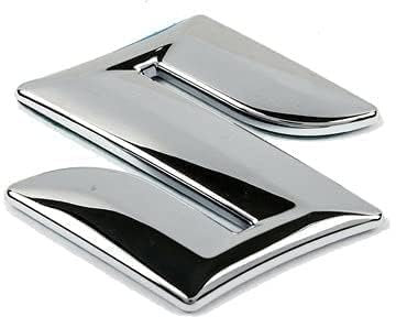GTFRFD 3D Metall Embleme für Suzuki Swift SX4 Jimny Ignis Grand Vitara S-Cross Kizashi Auto Chrom Emblem Aufkleber Körper Logo Buchstaben Sticker Zeichen Styling Zubehör Abzeichen
