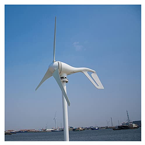 NOALED Mini generatore Eolico Orizzontale trifase da 400 W a turbina eolica per Uso in Barca con generatore Eolico Certificato CE