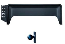 Toiumops Handyhalterung Auto für Mercedes Benz C-Klasse W205/2015–2018 GLC 2016–2019, 7-Zoll-Bildschirm-Navigationshalterung mit Fester Basis